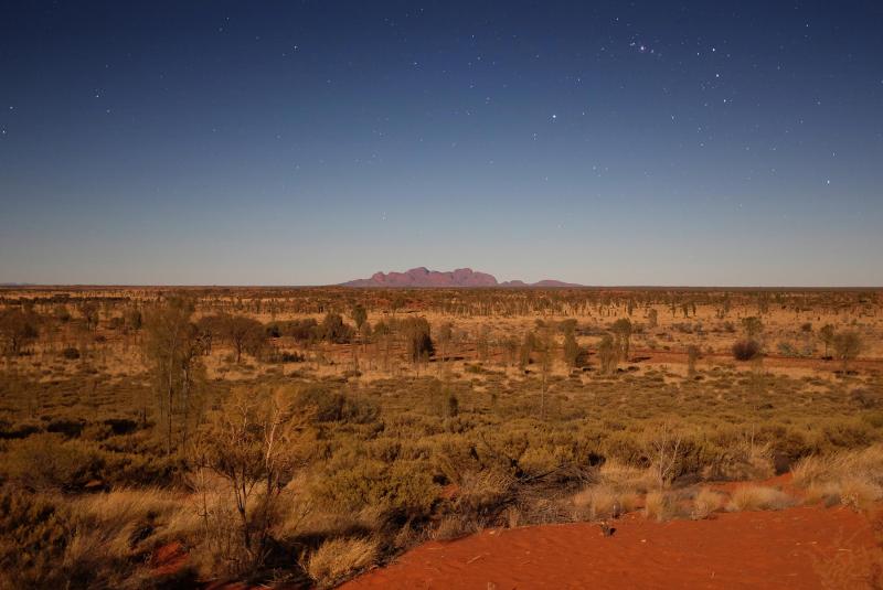 Kata Tjuta at night, Northern Territory